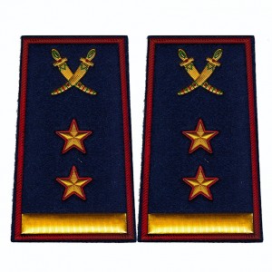 Custom embroidered epaulettes