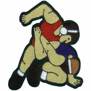 Embroidered sports chenille patches factory