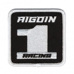 Embroidered number patches